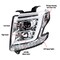 Spec-D Tuning 15-18 Chevrolet Tahoe Projector Headlights- Chrome 2LHP-TAH15-TM - alternate 6